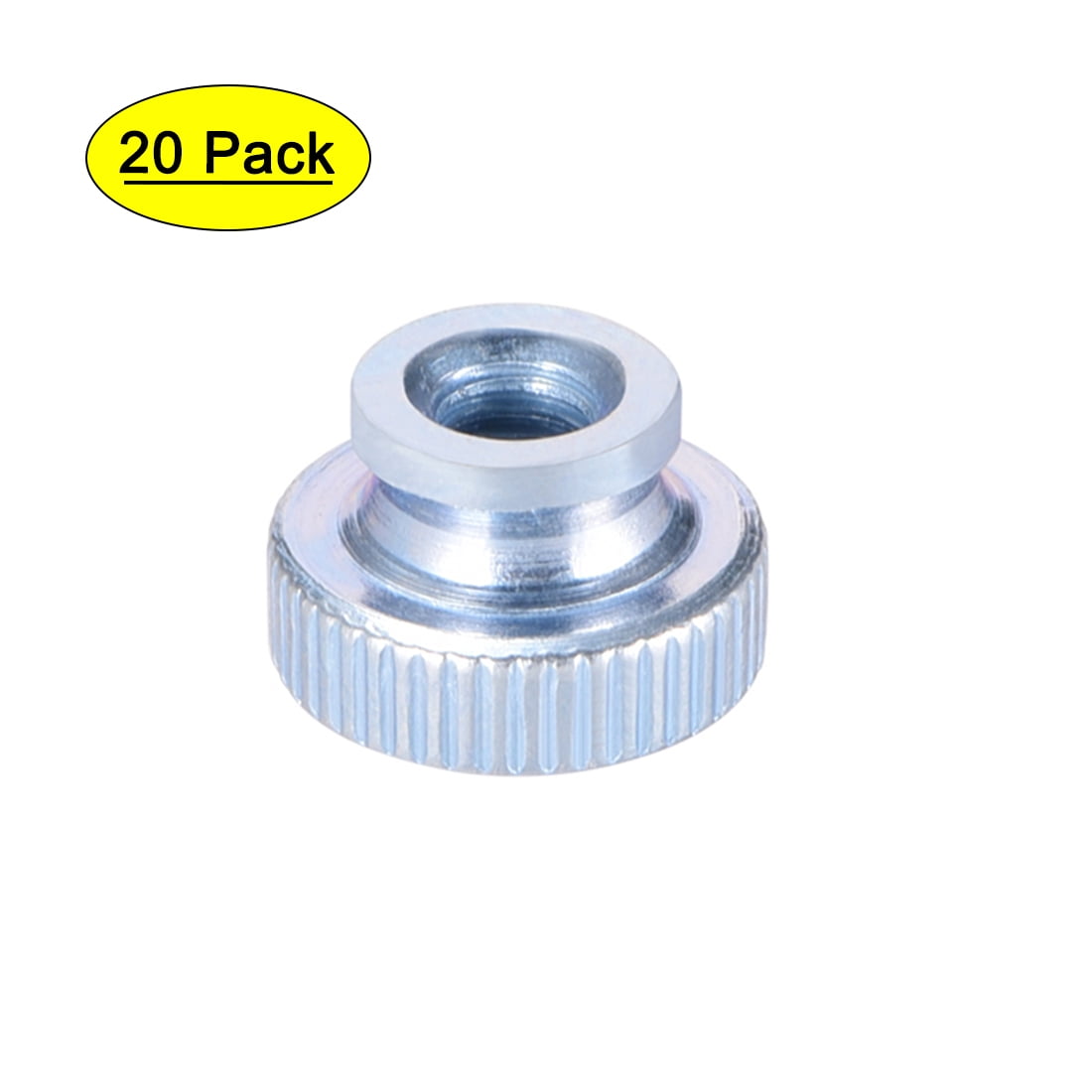 Knurled Thumb Nuts, M4 Round Knobs with , Zinc Plating 20 Pcs Walmart