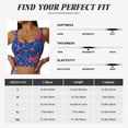 thumbnail image 5 of Uemuo Chicken and Rooster Pattern Women's Sports Bra - High Impact Support, Breathable, and Comfortable Athletic Bra for Running, Yoga, and Workouts, 5 of 9