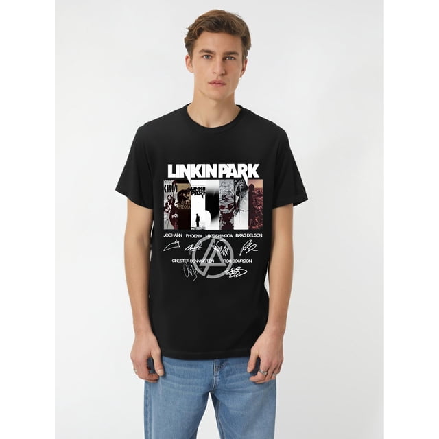 Camiseta con el logo de Lincoln Park, banda de rock, 337645. Divertida camiseta estampada de manga corta para hombre, serie PR negra. Para adultos, hombres, mujeres, adolescentes, jóvenes y ocio.