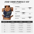 thumbnail image 5 of Sikiie Hand Drawn Rockets Print Strappy Sports Bra for Women Padded Push Up Sports Bra Athletic Running Sports Bra Workout Bra Yoga Bra, 5 of 5