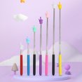 thumbnail image 4 of LCXmlly Telescopic Rod Retractable Teacher Pointer Colored Nonslip Handle Finger Design Stainless Steel Telescopic Guiding Rod, 4 of 6