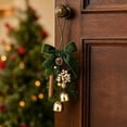 thumbnail image 2 of Christmas Hanging Ornament Festive Bell Decoration with Wreath Basket Holiday Tree Decor, 2 of 4