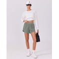 thumbnail image 5 of Pinspark Black Shorts Women High Rise Workout Running Shorts Soft Exercise Shorts with Mesh Liner, 5 of 7