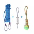 thumbnail image 1 of Dog Spring Pole Toys Set Outdoor Hanging Exercise Cotton Rope Dog Teething Toy, 1 of 2