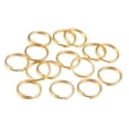 thumbnail image 2 of SPRING 200pcs 4mm Gold/silver Circular Double Circle Connecting Ring Jewelry Design Bracelet Necklace Handmade DIY Accessories Gold, 2 of 9