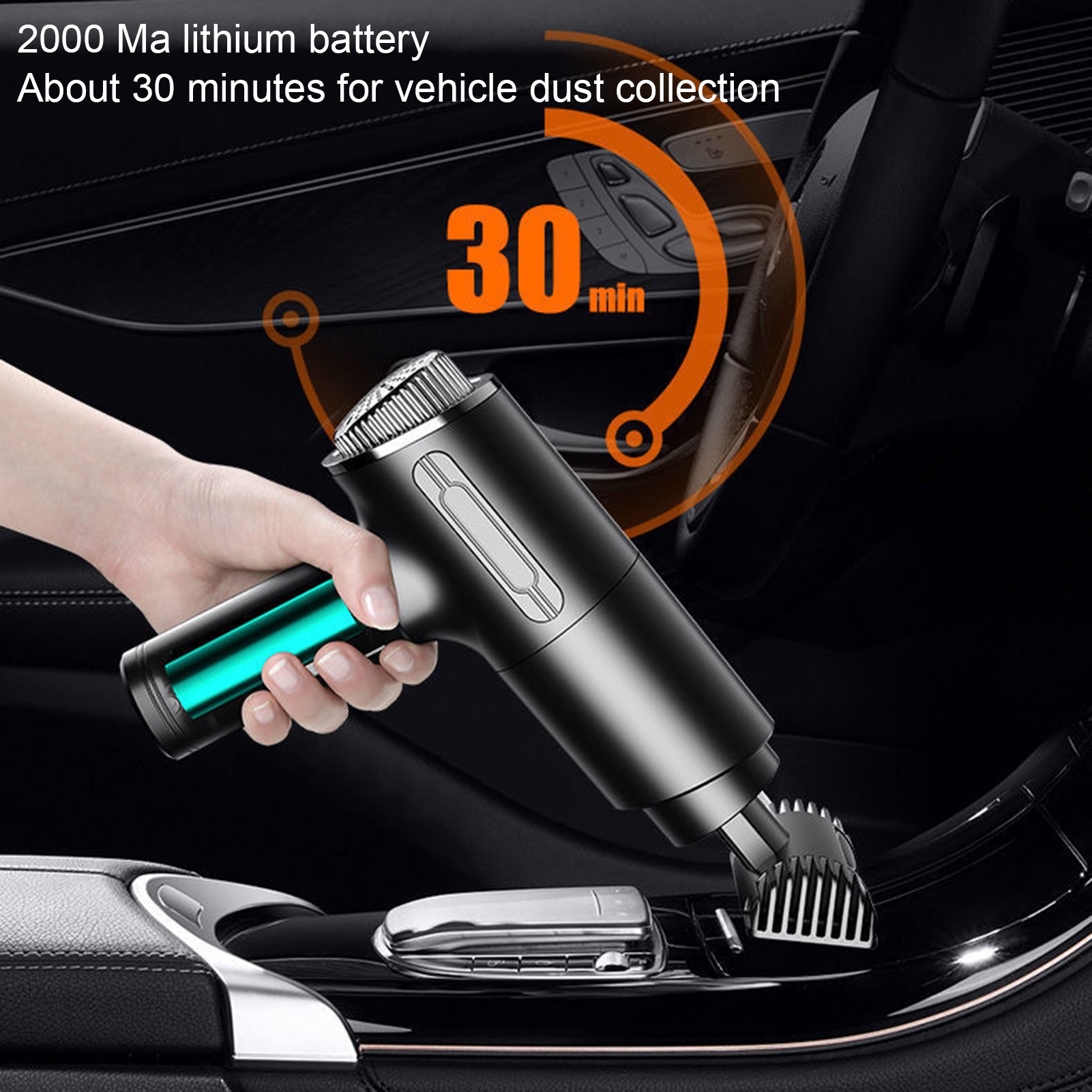 Warkul Car Vacuum Cleaner 12V Handheld Vacuum Cordless Cleaner