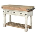 thumbnail image 2 of Farmhouse Island Work Console  White Chalk and Natural, 2 of 4