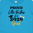 thumbnail image 4 of Inktastic Proud Little Brother of a 2026 Grad Boys Baby T-Shirt, 4 of 5
