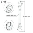 thumbnail image 2 of 3 Packs 10mm Thin Combination Wrench with Offset 6-Point End and Angled Open End, 2 of 6