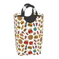 thumbnail image 2 of KLL Hot Dog Pizza Laundry Hamper,Large Canvas Fabric Lightweight Storage Basket Toy Organizer Dirty Clothes Collapsible Waterproof, 2 of 6
