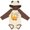 Natural & Brown w Ears, variant on Inktastic My Oma Loves Me Boys or Girls Long Sleeve Baby Bodysuit