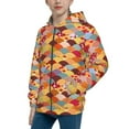 thumbnail image 2 of Sikiie Japanese Style Fish Scales Zip Up Hoodie Teenage, hoodies for Teenage, Zipper Sweatshirt Jacket for Daily, Traveling-Small, 2 of 6
