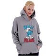thumbnail image 3 of Hefty Smurf Tattooed Wild Thing Funny Hoodie Sweatshirt Women Men Brisco Brands S, 3 of 6
