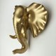 thumbnail image 3 of Paquete de 3 ganchos de pared con forma de cabeza de rinoceronte y cabeza de jirafa (dorado) JFHHH pequeña, 3 of 5
