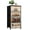 Color 2, variant on Dresser for Bedroom with 4 Storage Drawers Tooth Hand Painted Color Tooth Picture Artwork Dental Clinics Dentist Dressers Chest of Drawers Steel Framed Fabric Closet Organizers for Entryway