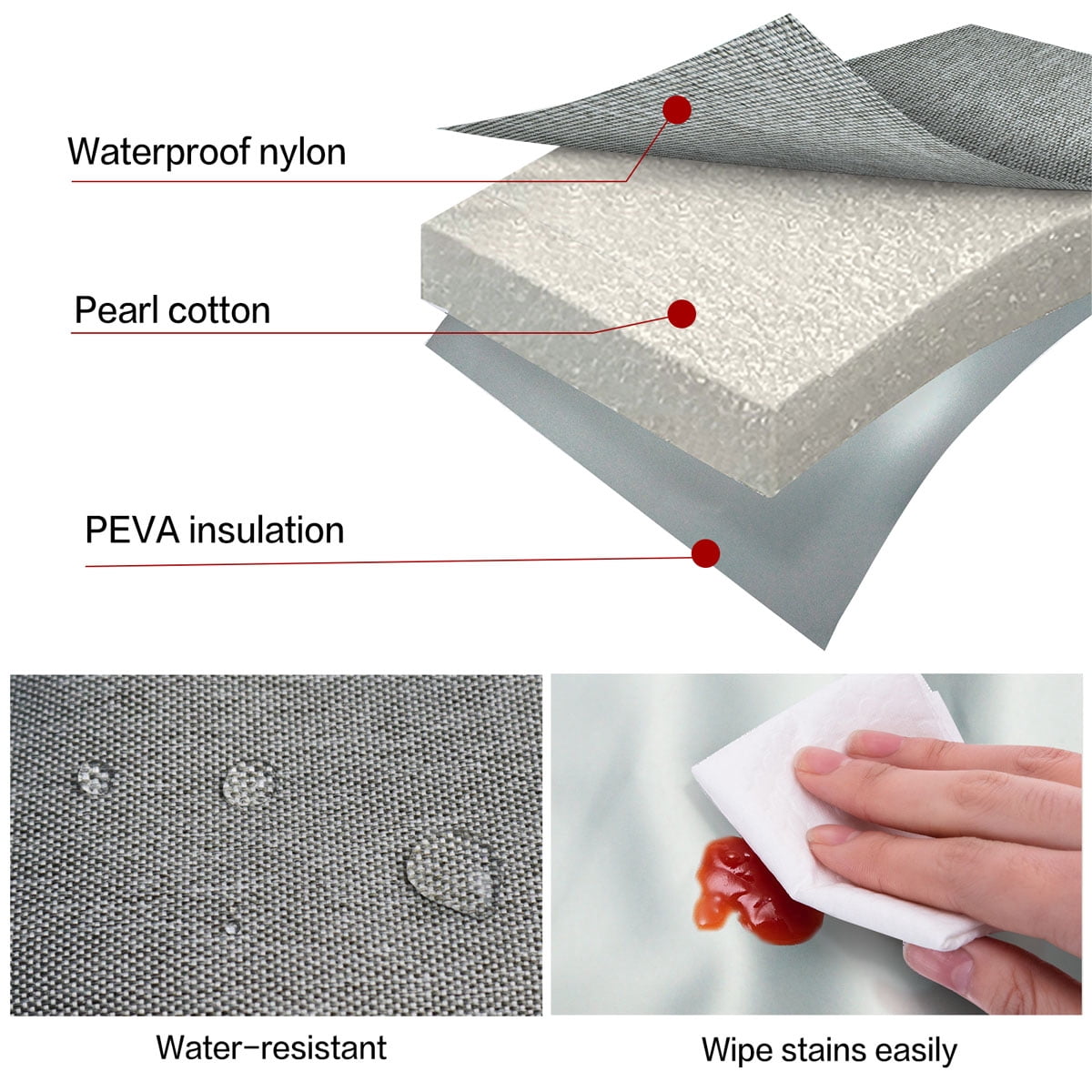 Breast Pump Bag Cooler Compartment for Breast Pump Double Layer for Mother Breast Milk Pump Gray