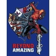 thumbnail image 2 of Junior's Marvel Spider-Man Beyond Amazing WEB COMIC HALF T-Shirt, 2 of 3