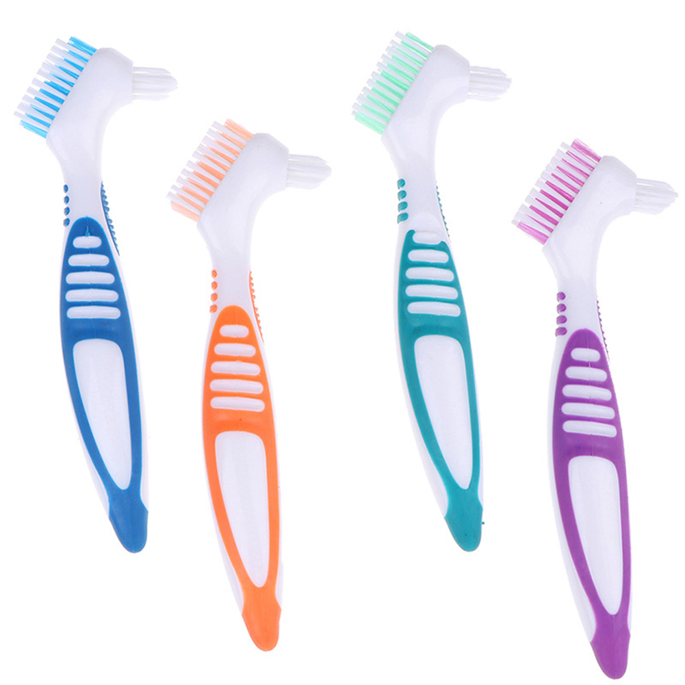 Denture Cleaning Brush Set Hygiene Denture Cleaner Set for Denture