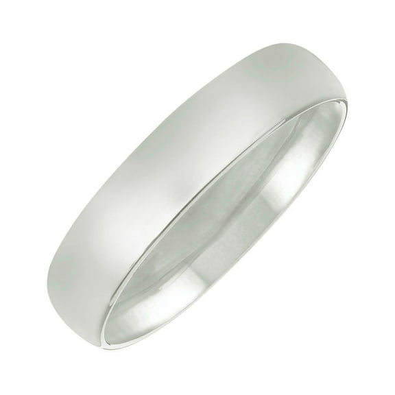 14k White Gold Comfort Fit Wedding Band Size 10 Weight 1.6 grams