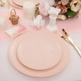 thumbnail image 5 of 60PCS Pink Plastic Plates Disposable - Heavy Duty Pink Plates for Party - Include 30Pieces 10.25inch for Dinner and 30Pieces 7.5inch for Dessert Salad, 5 of 7
