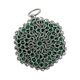 thumbnail image 4 of Limpiador de hierro fundido, cepillo para platos de acero, cepillo para fregar con cadena y inserto de silicona para Verde, 4 of 9