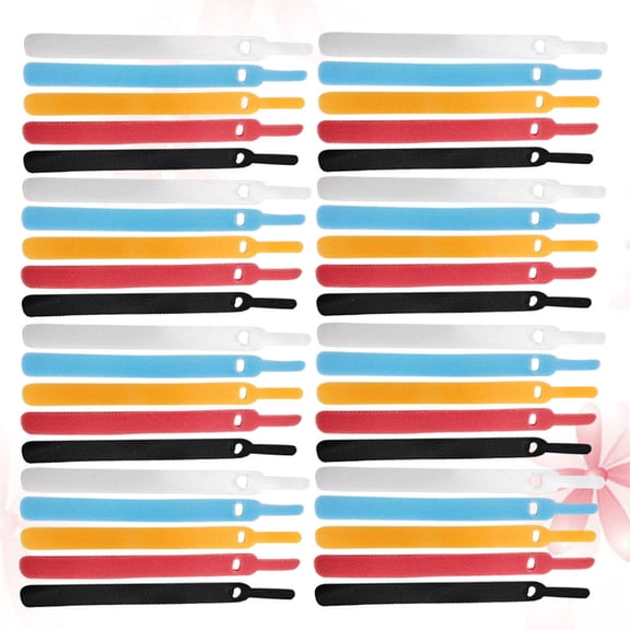 ETEREAUTY Etereaauty Double Sided Cable Ties for Organizing Wires and Cables 100Pcs