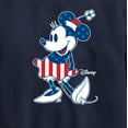 thumbnail image 3 of Disney - Americana - Minnie Flag Pattern - Toddler And Youth Crewneck Fleece Sweatshirt, 3 of 5