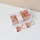 thumbnail image 5 of Bearachild Paquete de 12/lote Manténgase organizado con estos Clip Office Essentials - Clips de carpeta de metal Elliot Folder Love - Oro rosa Type3 NO3, 5 of 6