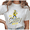 White-3, variant on Women's Vintage "Howdy" UFO Cow Cactus Desert Graphic T Shirt Western Alien Funny Print Casual Short Sleeve Round Neck Top Black S-5XL