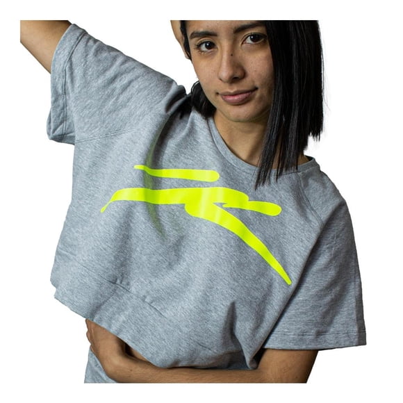 Crop Top para Mujer atletica Top Talla EG Gris