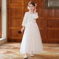 thumbnail image 4 of Huanglei Elegant Kids Long Sleeve Sequin Dress For With Overlay And For Girls Princess Dresses for Girls, 4 of 6