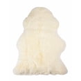 thumbnail image 2 of 2' x 3' Ivory New Zealand Natural Sheepskin Rug, 2 of 6