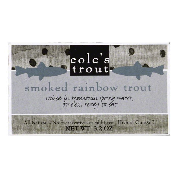 Cole's Smoked Trout, 3.2 OZ (Pack of 10) by