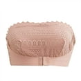 thumbnail image 5 of AJGRHE Women Cotton BraSeamless Wireless Strapless Lace Push Up Bra for Women Everyday Comfort Support Casual Wear XL Light Pink, 5 of 5