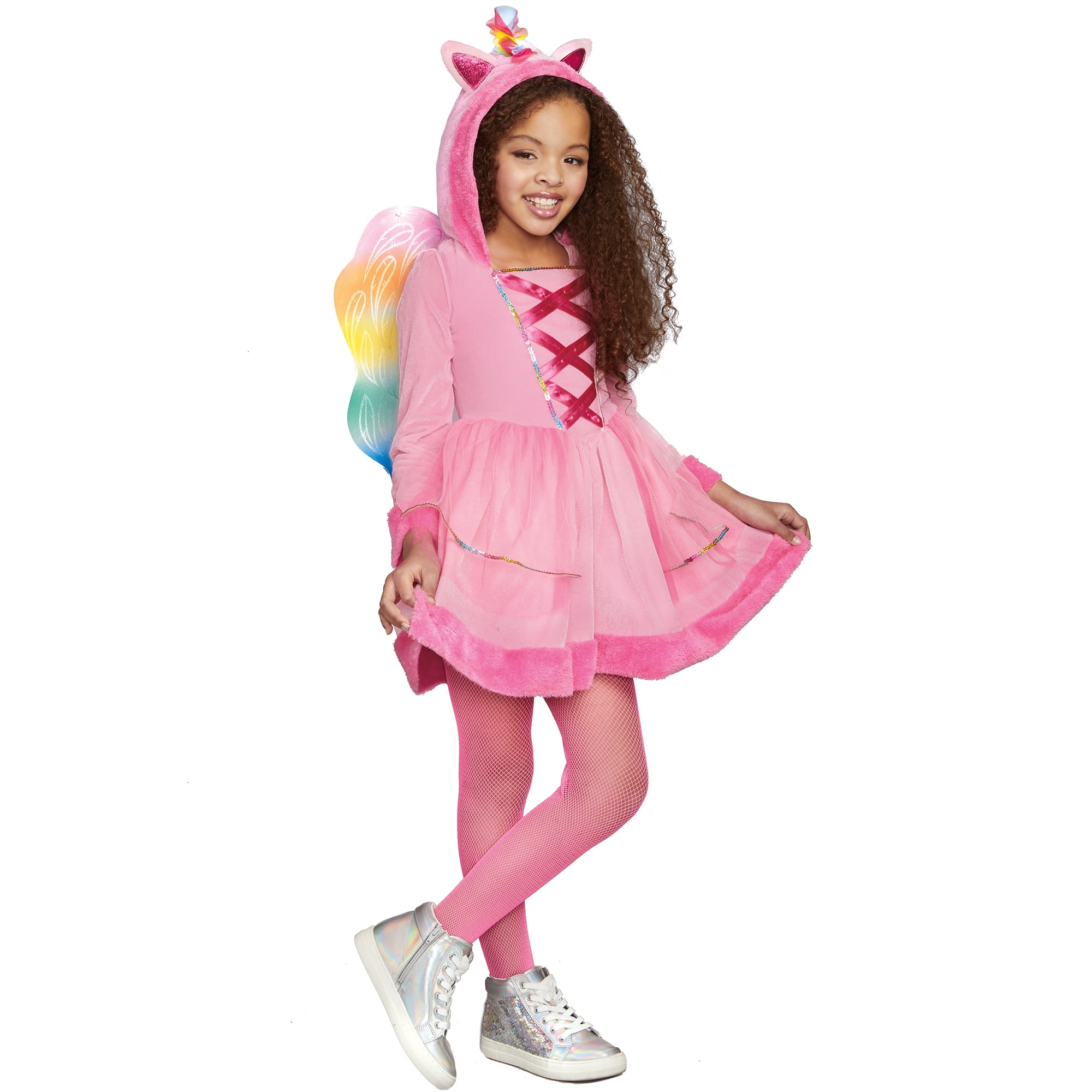 Halloween Girls Children's Small Pink Pegasus Fantasy Costumes