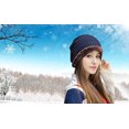 thumbnail image 6 of Morttic Unisex Winter Hats for Women & Men Slouchy Beanie Skull Caps Warm Snow Ski Knit Hat Cap ,Navy Blue, 6 of 11