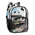thumbnail image 5 of Iauyy Clear Backpack Heavy Duty PVC Transparent Backpack for College Workplace, Panda Playtime, 5 of 8