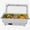 1 Pan with 2x1/2, variant on TEQIN Electric Chafing Dishes For Buffet,Stainless Steel Catering Chafer With Lids, Pans,Buffet Food Warmers Food Servers And Warmers With Temperature Control For Parties, Events & Weddings