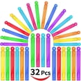 thumbnail image 3 of Surtido de Mini Varitas de Burbujas de 32 Piezas y 8 Colores, Favores de Fiesta, Juguetes para Niños, Celebración de Navidad, Acción de Gracias, Año Nuevo, Cumpleaños Temático, Boda, Hora del Baño, Ve, 3 of 6