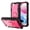 Black + Rose, variant on iPhone 6 Case, iPhone 7 Case, iPhone SE 2020 Case 2nd Gen,  Full Body Shockproof Holster Hybrid 3 in 1 Slim Heavy Duty Rugged Case for iPhone 6/7/8/ iPhone SE 2020, Gray + Green