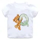 thumbnail image 3 of Bonita camiseta de algodón con estampado de letras y nombre de oso para niños, divertida camiseta informal de verano de manga corta para niños, camisetas para niños, ropa para niñas, 3 of 5