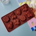 thumbnail image 5 of 1 molde de silicona para chocolate con formas de flores e insectos., 5 of 5