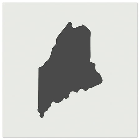 Maine State Silhouette DIY Cookie Wall Craft Stencil - 5.5 Inch