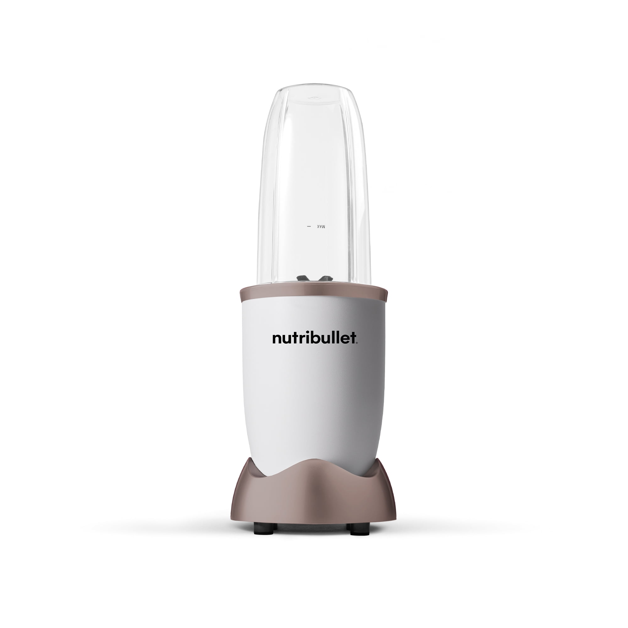 NutriBullet 500 Personal Blender with 3 Pieces, Matte White & Gold