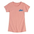 thumbnail image 2 of Barbie - Ken Emotion Grid - Girls Fitted Short Sleeve Graphic T-Shirt, 2 of 5