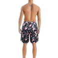 thumbnail image 2 of Liacowi Dad and Me Summer Swimwear Quick Drying Swimming Trunks Leaf Flower Print Elastic Waist Shorts Bathing Suit for Men＆Boys, 2 of 7