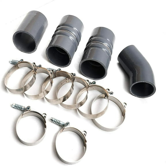 Silicone Intercooler Boot Connecting Pipe Kit For 6.0L Diesel Engine 2003-2007