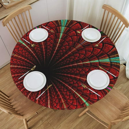 

Datura Multi Color Farmhouse Tablecloth for Kitchen and Weddings 40 -48 24jl16caA63