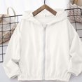 thumbnail image 2 of WAVSUF Girls Lightweight Jacket, Lightweight Zip Up Elastic Cuff Fall Casual Hooded Jacket 14-16, 2 of 9