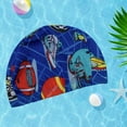 thumbnail image 2 of Swim Caps for Baby Boys and Girls Baby Boys and Girls's Swim Cap Cute Cartoon Design Comfortable for Boys and Girls Baby Boys and Girls Babies and Students Fabric Swimming Cap &Pink One Size, 2 of 3
